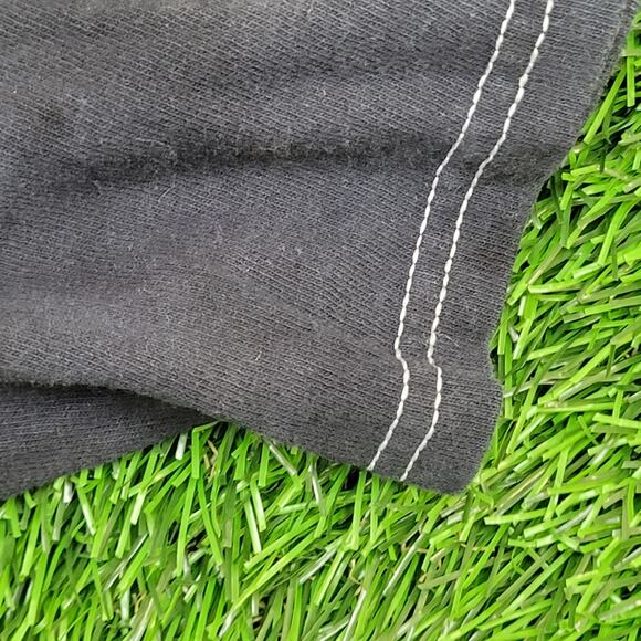 Aaliyah Cropped Shirt Womens Large 21x18 Black Pop - Picture 10 of 11